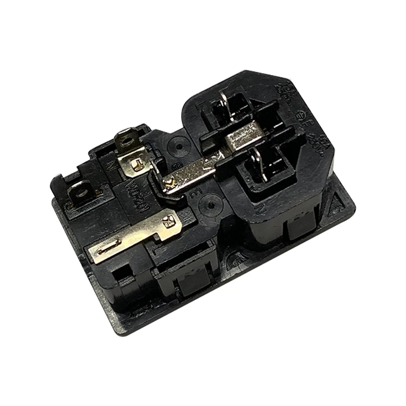 Корпус Женский 3PIN IEC320 C13 C14 AC встроенный разъем адаптер с предохранителем