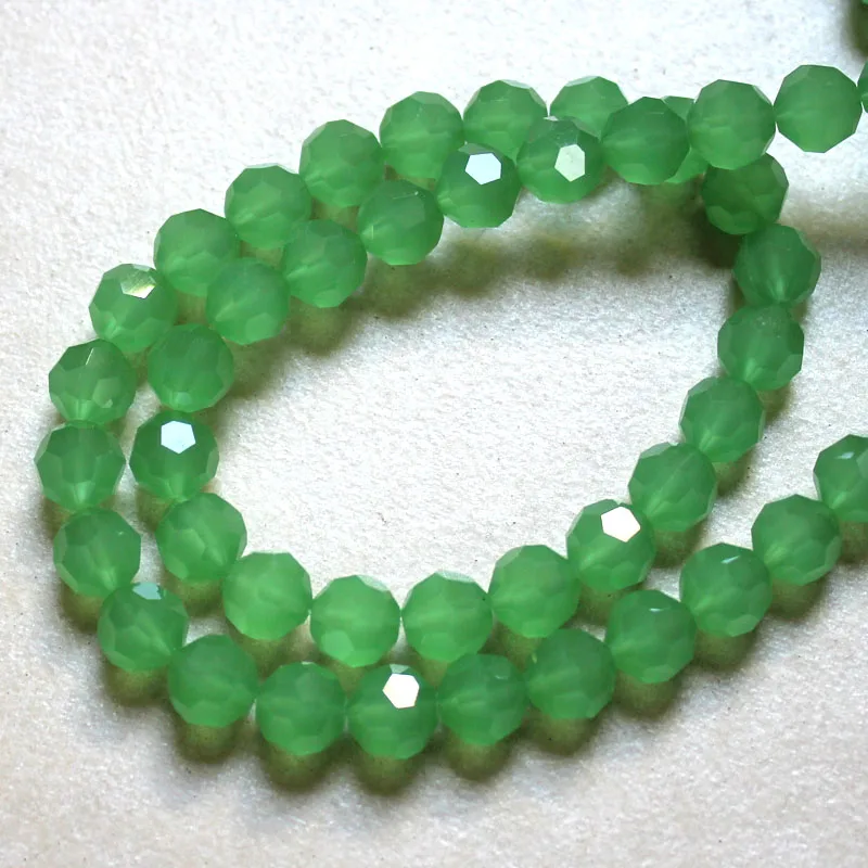 Бусины из стекла 7 5 мм граненые для самостоятельного изготовления ювелирных