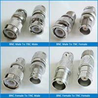 kit set bnc to tnc plug connector type male to female female to male nickel plated brass straight coaxial rf adapters