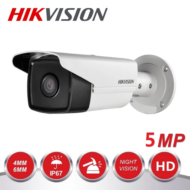 HIKVISION международная версия DS-2CE16H0T-IT3F Turbo HD 5MP ИК Пуля камера переключаемый TVI/AHD/CVI/CVB IP67 водонепроницаемый
