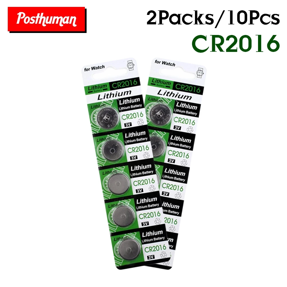 Литиевая Батарея CR2016 для часов 3 в 10 шт. сменная батарея BR2016 DL2016 LM2016 KCR2016 ECR2016