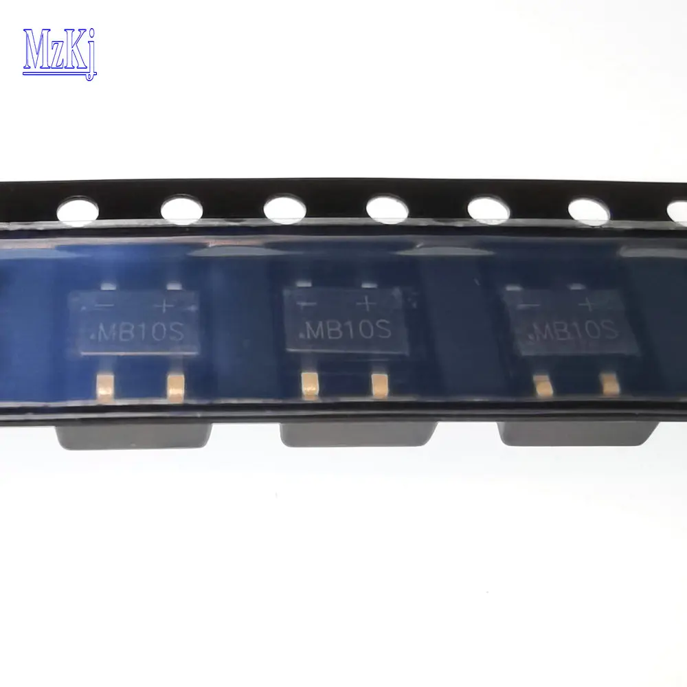 

500PCS MB10 New Original MB10S 0.5A 1000V Rectifier SOP4