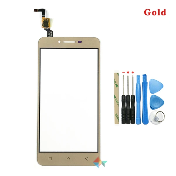 Высокое качество 5," для lenovo Vibe K5 Plus A6020 A6020a40 A6020a46 K5 сенсорный экран дигитайзер Передняя стеклянная линза сенсорная панель - Цвет: Gold With Tool