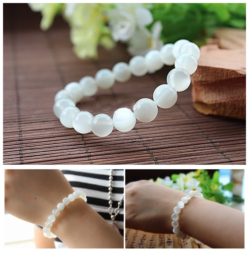 

Fashion High Quality Natural Stone Beads Purple Agates Bracelet Femme Charm Bracelets For Women Men Jewelry Gem stone Gift