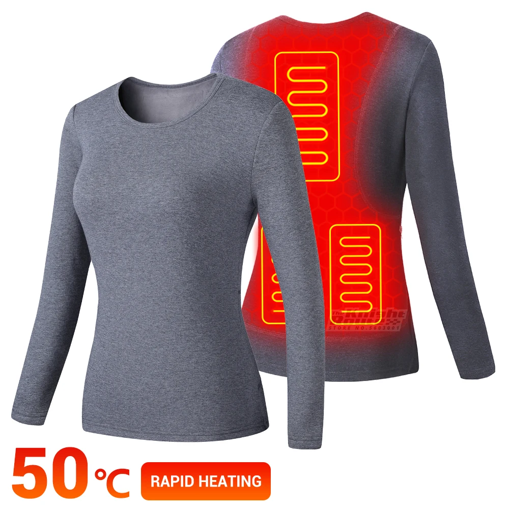 Теплая куртка с электрическим питанием от USB женский лыжный костюм для женщин