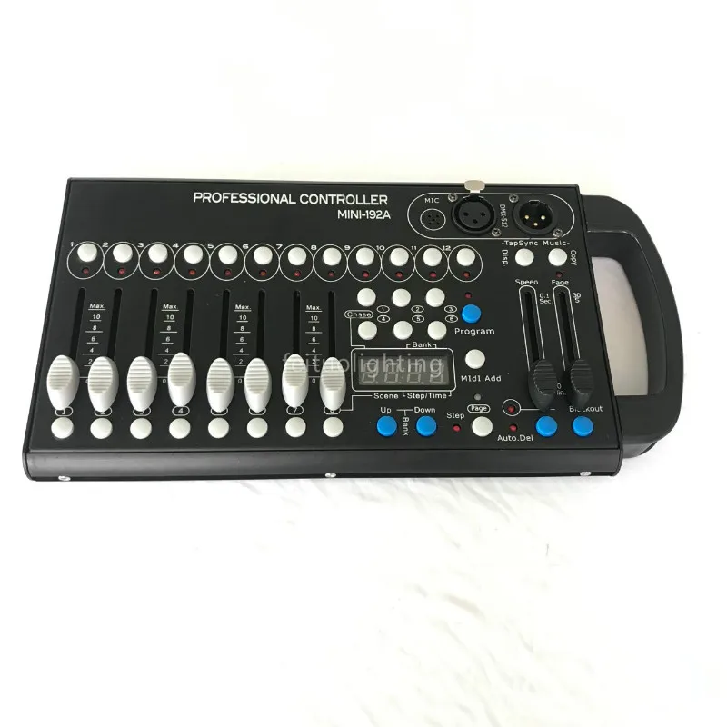 Новинка 2019 консольный мини контроллер DMX 192 каналов для Dj сценический светильник