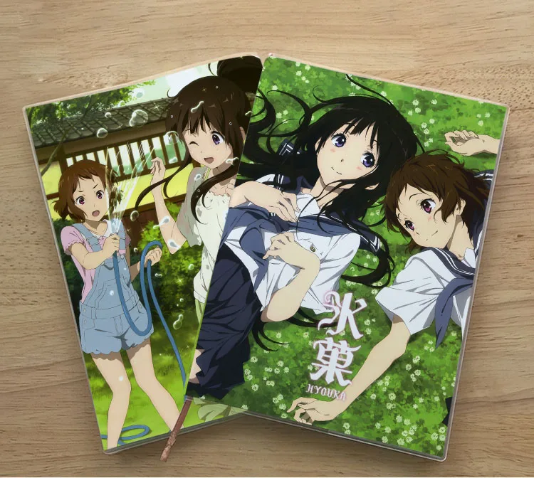 

Anime HYOUKA Ibara Mayaka Chitanda Eru notebook Student Delicate Eye protection Notepad Diary memorandum Birthday gift