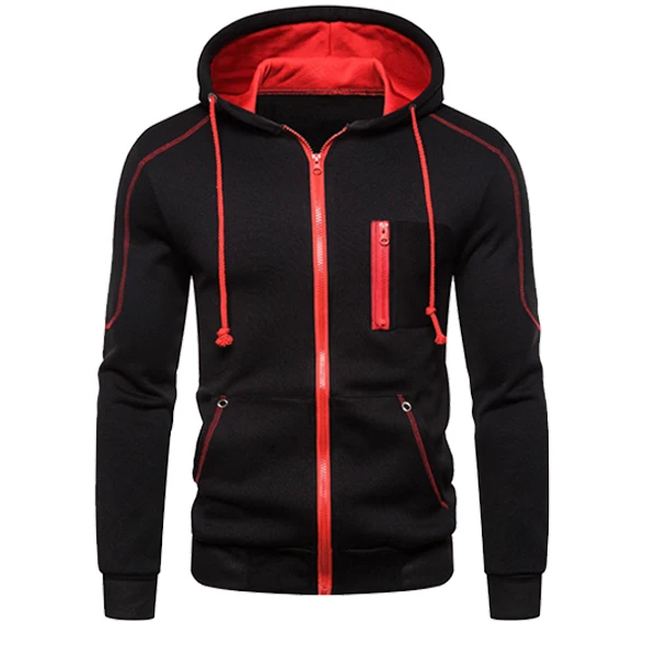 

Men's Casual Hoodie Male Sport Jogging Sweatpants Warm Zipper Sweatshirts Long Sleeve Jacket Autumn Winter Outdoor Sportswear