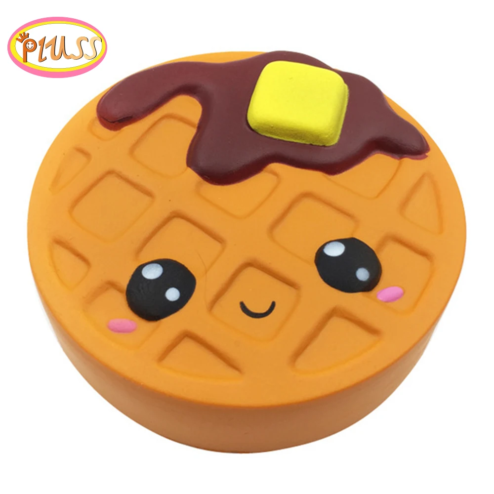 waffle Торт мягкий супер герой Человек-паук олень сквиши игрушка сжимает сквиши игрушка сквиши медленно поднимающаяся игрушка для снятия стресса дети - Цвет: waffle