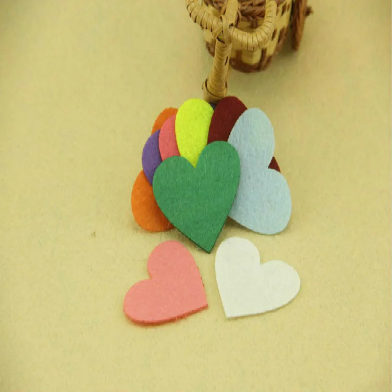 Экологичная фетровая вставка бабочка из нетканого войлока 20 шт. для рукоделия