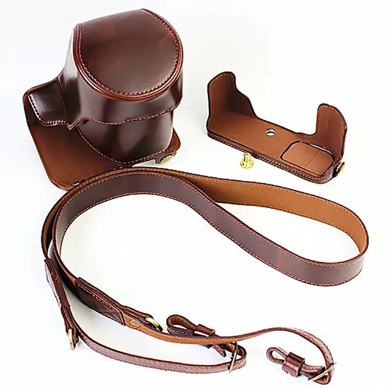 Ретро чехол для камеры из искусственной кожи Em5ii съемный аккумулятор упаковка