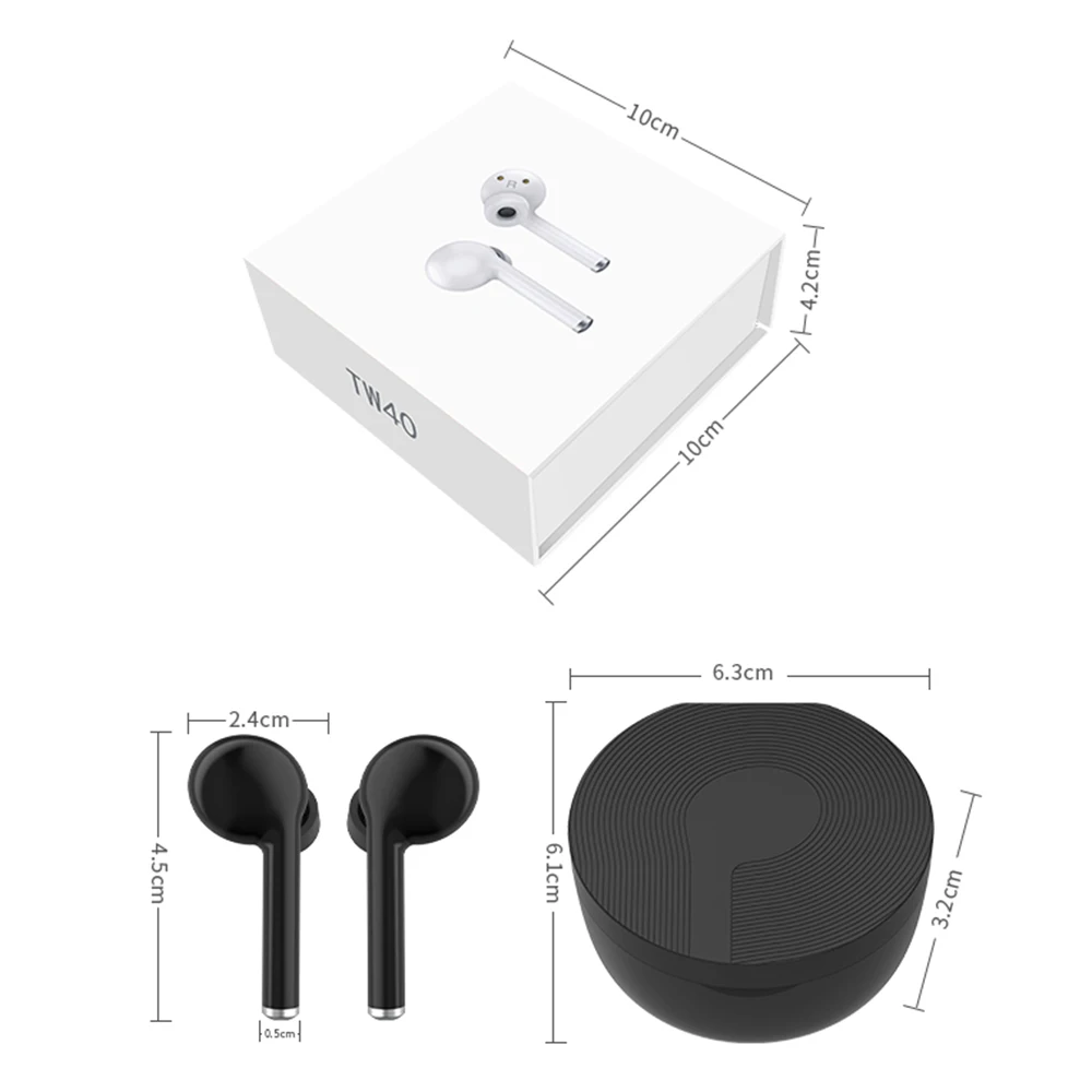 XLTRADE беспроводные наушники Bluetooth с микрофоном TW40 спортивная водонепроницаемая