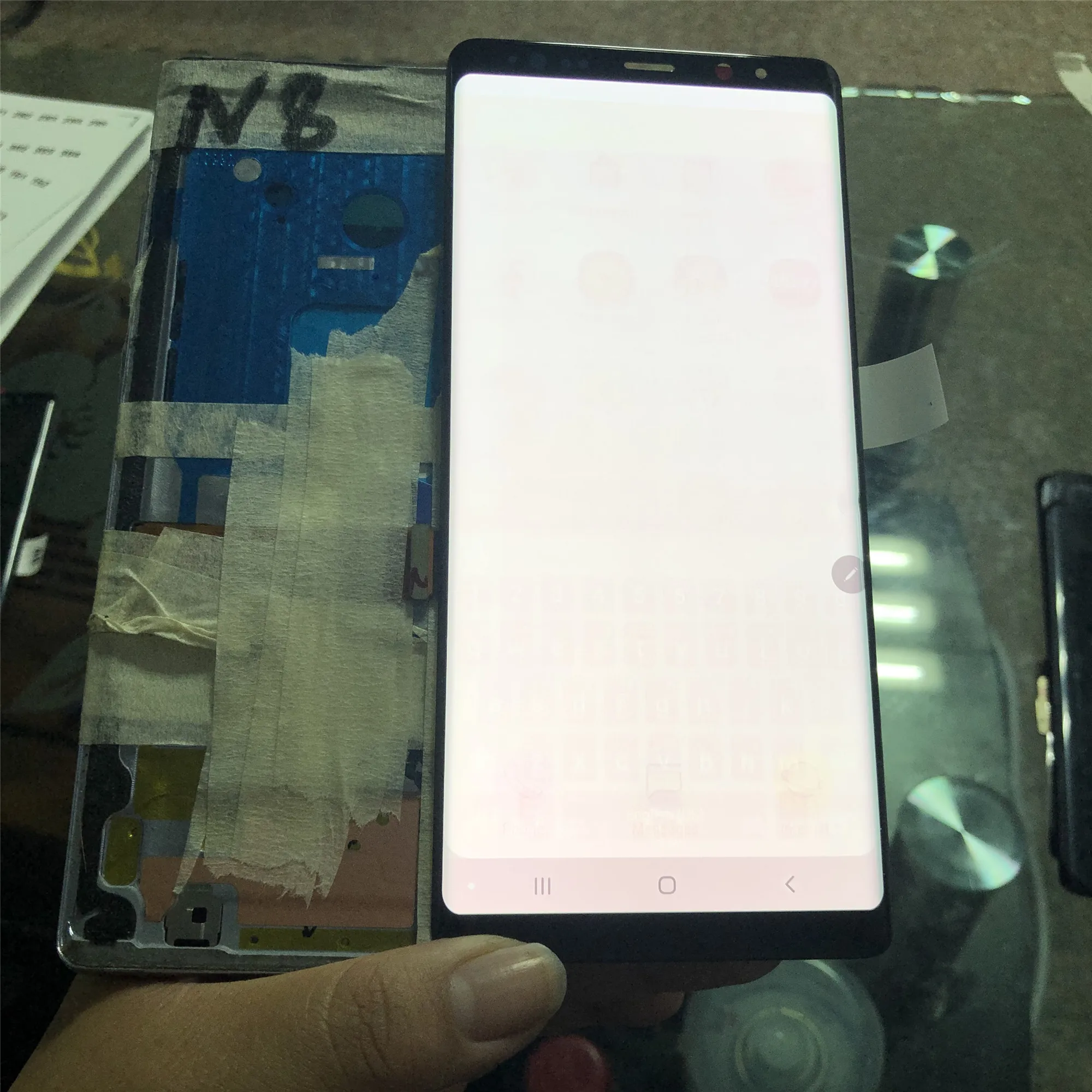 100% супер AMOLED 6 3 ''ЖК дисплей с ЖК дисплеем для SAMSUNG Galaxy Note8 N9500 N950F N900D N900DS