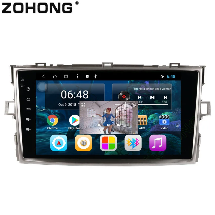 2din 8 дюймов PIP Android Octa 8 Core 2+ 32 ГБ для Toyota Verso EZ E'Z автомобильный DVD мультимедийный плеер Автомобильный gps навигатор autpradio wifi