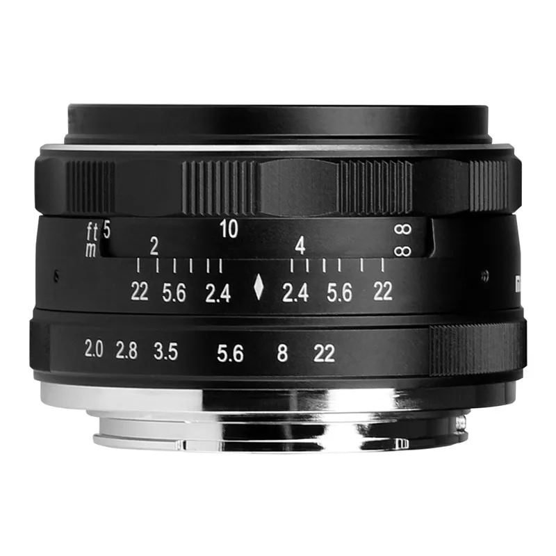 Meike 50 мм F2.0 APS-C Большая диафрагма объектив Ручной фокус для Canon EF-M Fuji Nikon Sony E A6000 A6300
