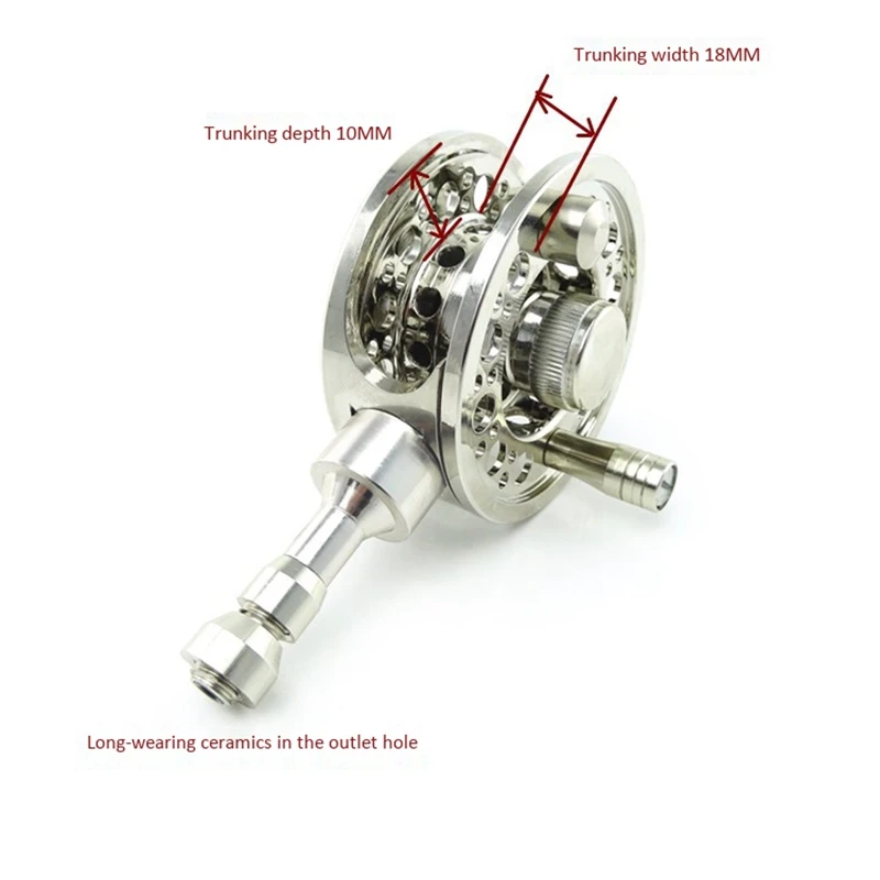 Телескопическая удочка с концевым колесом Рыболовная катушка безопасная для