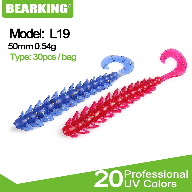 BEARKING 2019 рыболовная приманка 50 мм 0 54 г 30 шт./пакет bugsy мягкие приманки рыболовные