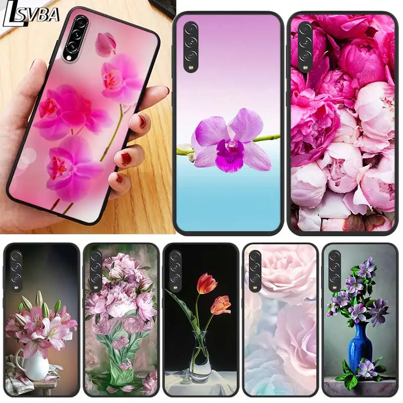 

Pink Flower Peony for Samsung Galaxy A90 5G A80 A70S A70 A60 A50 A50S A40 A30S A20S A20E A20 A2 Core A10 Phone Case