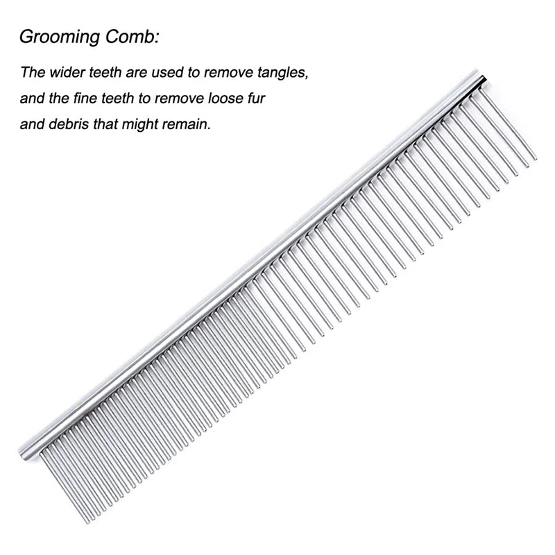 

Pet Grooming Scissors Set with Safety Round Tip, Dog Grooming Scissors Kit for Dog Cat Hair Care