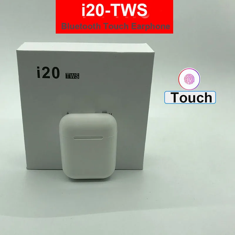 i20 white I20 TWS Беспроводной наушники Bluetooth 5,0 гарнитура i14 i11 i7s TWS 6D бас Беспроводной наушники pk i10 TWS i30 i12 i80 TWS i100 - Цвет: i20 white