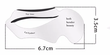 

10Pcs/set Eyeliner Beauty Card