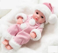 10inch vinyl toys soft new born baby emulation toy gift package for birthday sleep baby doll