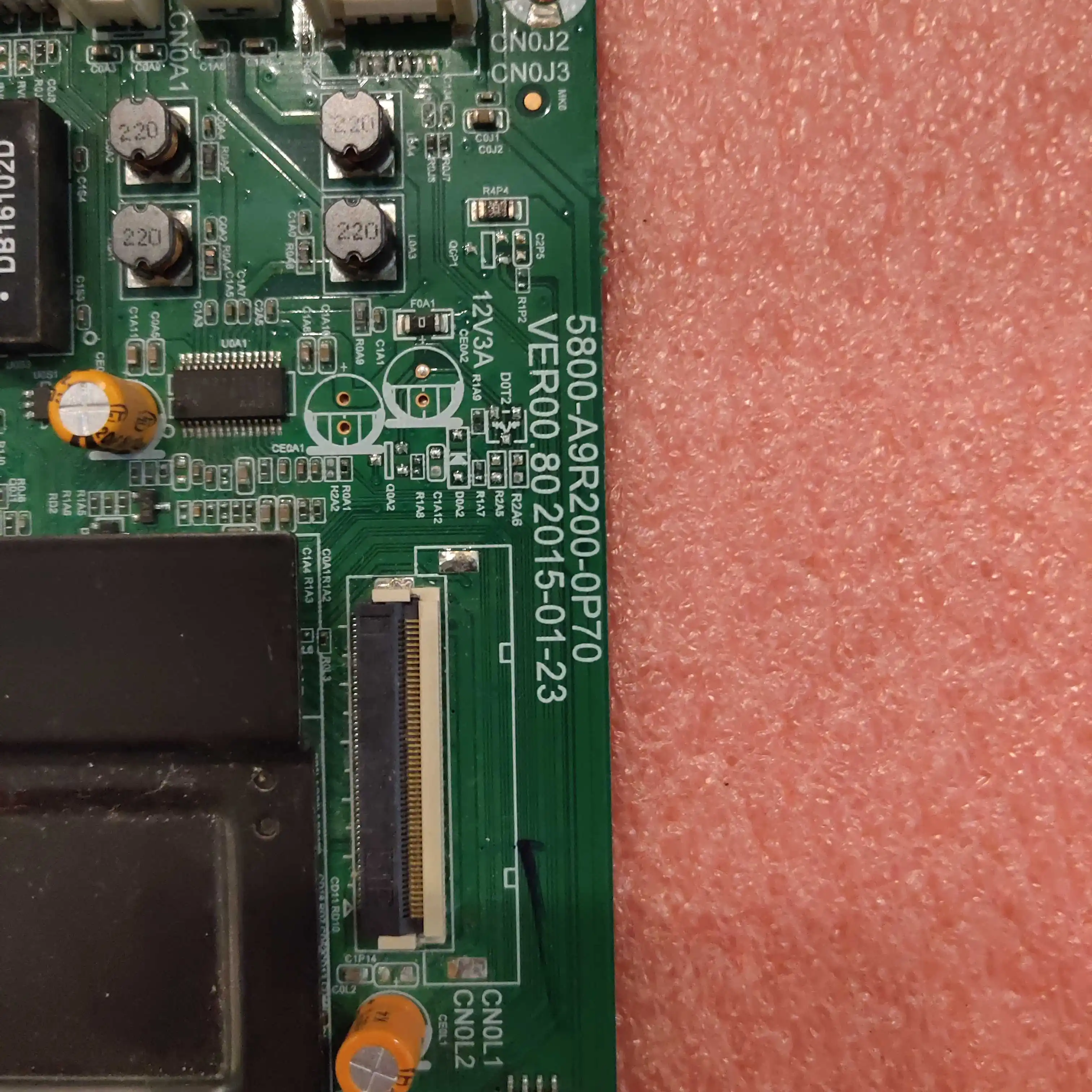 Оригинальный Плата логики motherboard55 e3500 ТВ материнская плата 5800-55x5 A9R200 0 p70 по