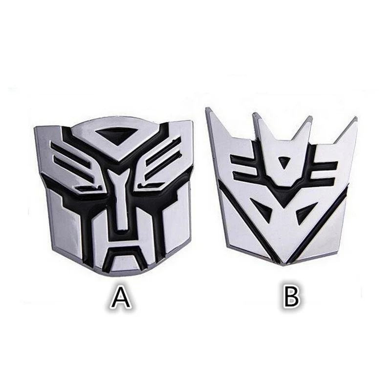 Autobots 3D металлические наклейки для автомобиля эмблема трансформатора стайлинга