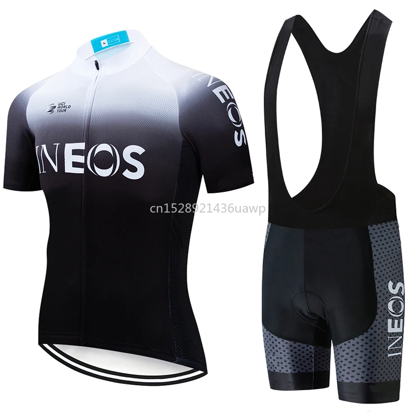 Белый INEOS Велоспорт Джерси 9D pad Шорты велосипед одежда комплект Ropa Ciclismo быстросохнущая Мужская pro Майо Culotte