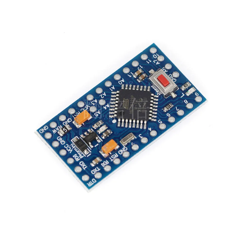 Мини-набор Pro Mini 328 3 В/8 м 5 В/16 ATMEGA328 ATMEGA328P-AU МГц для arduino | Электронные компоненты и