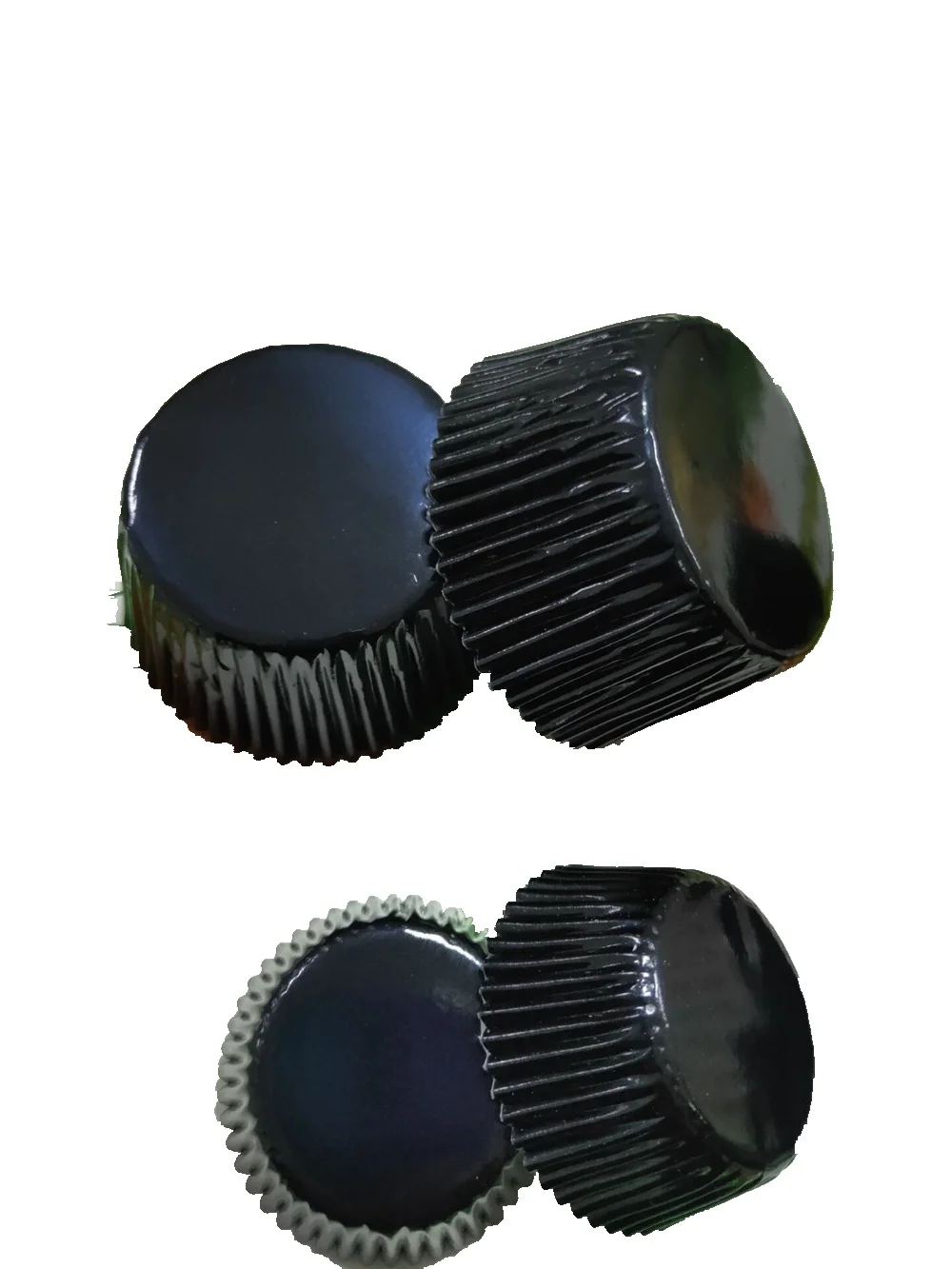 

50x Rose Gold Foil Paper Cupcake Liners Gold/Silver/Red/Blue/Black tulip Pure Color baking muffin Cup cake Wrappers case holder