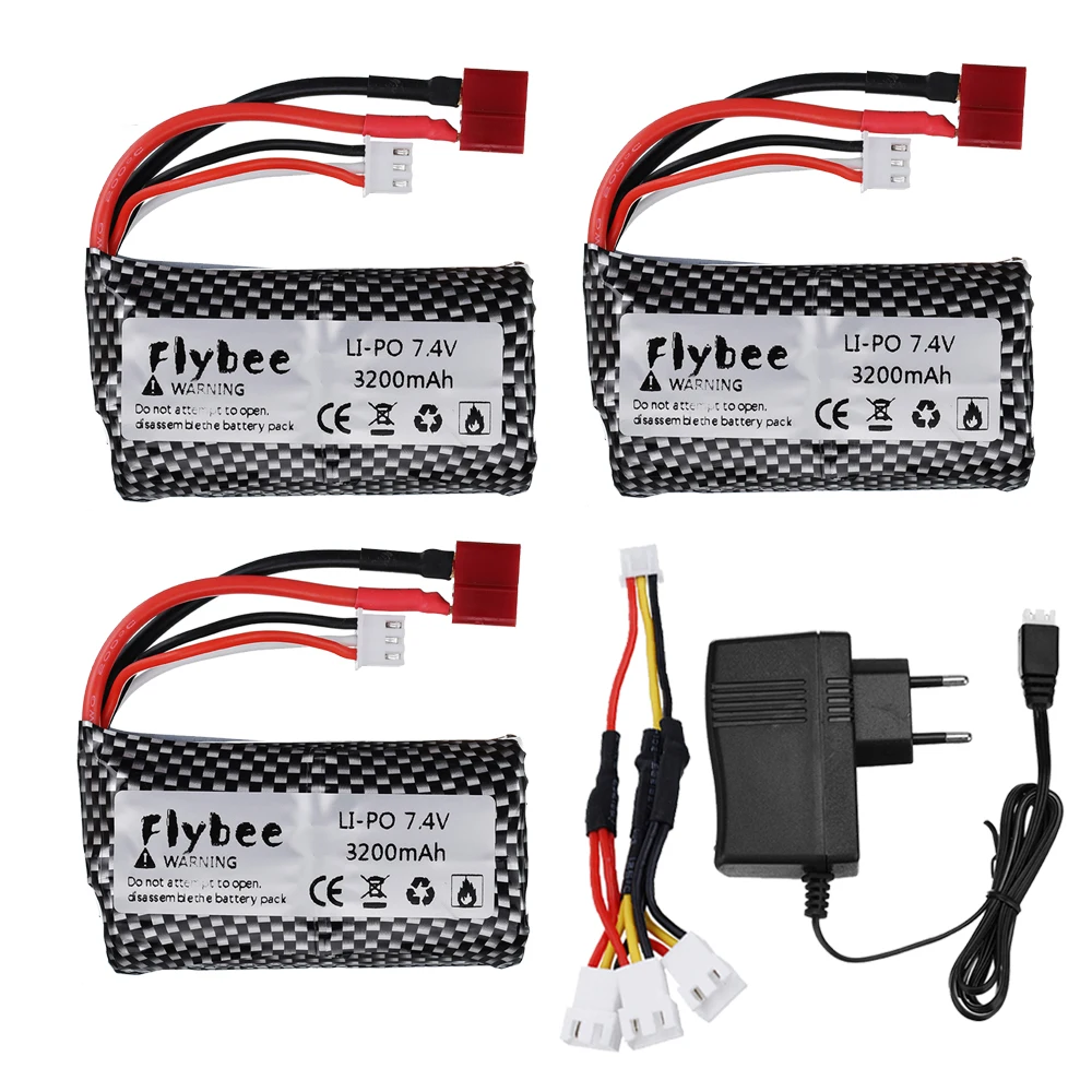 7 4 V 3200mAh 2S Lipo Батарея для Q46 Wltoys 10428 /12428/12423 игрушечные машинки RC Запчасти