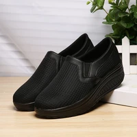 chaussures de tennis women tennis shoes 2020 black zapatos mujer breathable mesh slip on sneakers soft woman sport jogging shoes