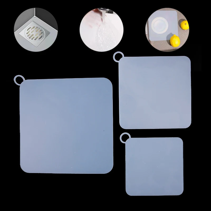 

Thick Silicone Floor Drain Deodorant Cover Bathroom Deodorant Insect-proof Seal