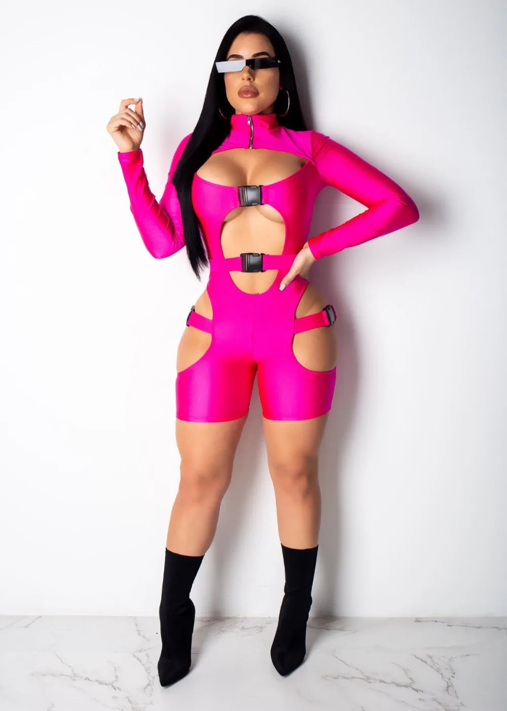 Женский камуфляжный комбинезон до щиколотки без рукавов с вырезом на