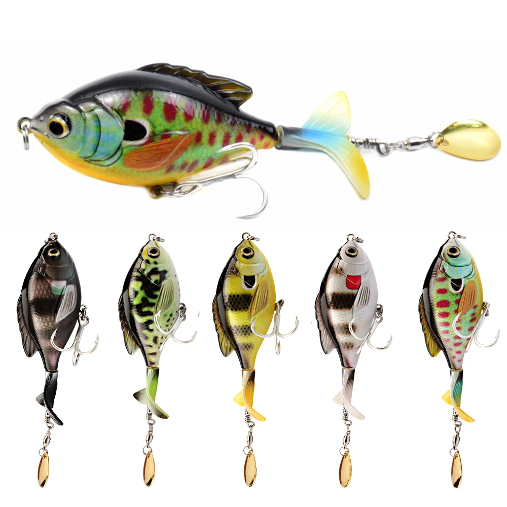 

Wobbler Top Water Fishing Lure Floating Metal Mini VIB With Spoon Fishing Lure Fish Hooks Fishing Tackle Pin Crankbait 2021 New
