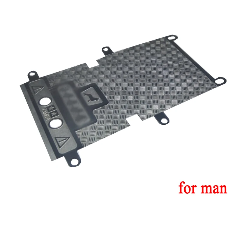 

Metal Skid Plate Decorative Board for 1/14 Tamiya RC Truck Car MAN TGX 56325 Diy