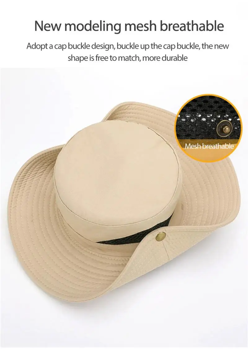 

Men's Cool Brim Camo Boonie Bucket Hat Military Hunting Fishing Hiking Outdoor Summer Outdoor Men's Hat Sunscreen Ultraviolet