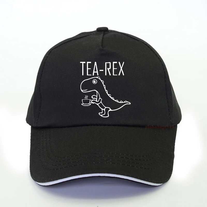

Забавная бейсболка с динозавром чайного Рекс, питьевой кофе, 100% хлопок, летняя повседневная забавная Женская кепка-тракер, Снэпбэк Кепка в с...