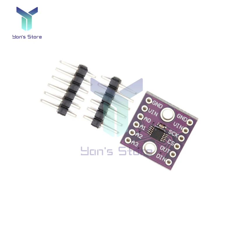 

Diymore ADS1118 CJMCU-1118 16-битный A/D Модуль преобразователя ADC SPI модуль связи макетная плата