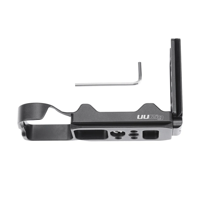 

UURig R028 Quick Release L Plate Microphone Extension Bracket for Sony A6600 DSLR Camera Cold Shoe Mount for LED Light Mic