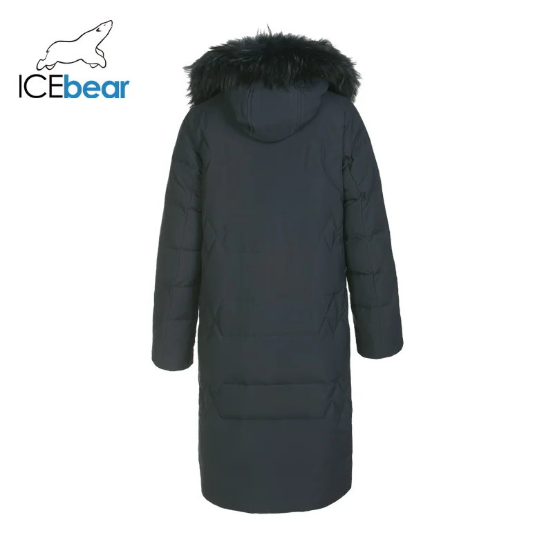 ICEbear2019 зимний длинный женский пуховик модная теплая Женская куртка Брендовая женская одежда GN318302P