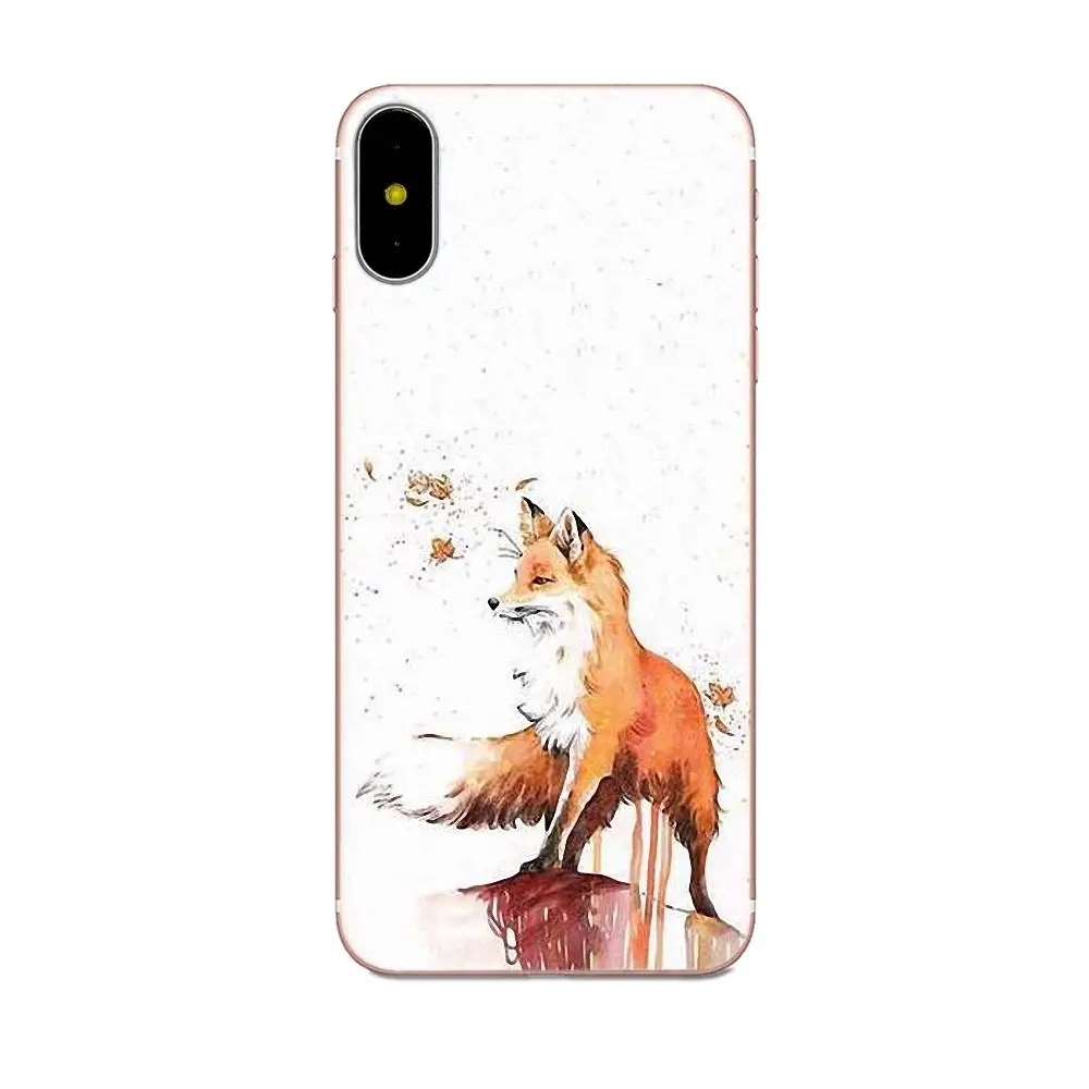 Чехол из ТПУ с очками Mr Fox для Huawei Honor Mate 7 7A 8 9 10 20 V8 V9 V10 V30 P40 G Lite Play Mini Pro P Smart |