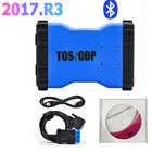 Диагностический сканер VD TCS Pro Plus 2017R3 2017 R3 keygen + OBD2 Bluetooth OBDII для автомобилей и грузовиков