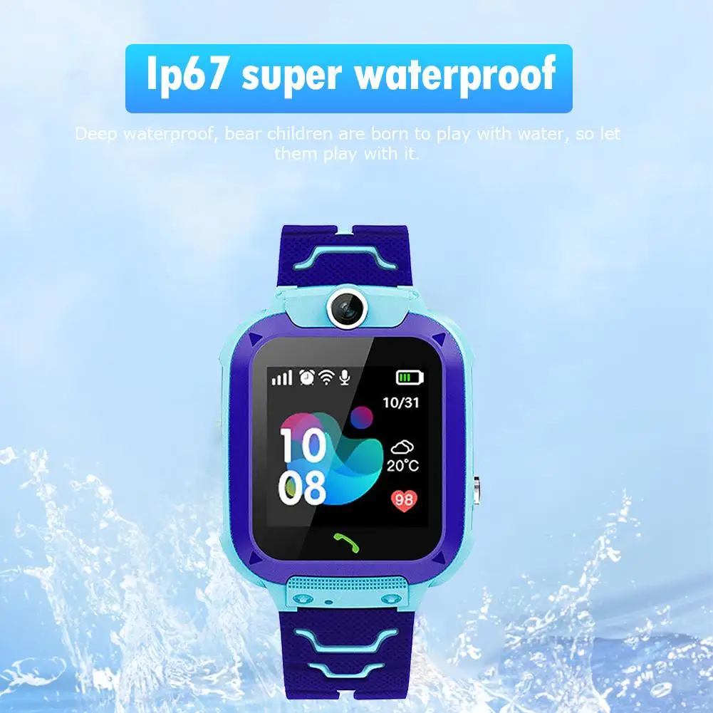 Children's Smart Watch Waterproof Multifunction Children Digital Wristwatch Dial Call Voice Chat For IOS Android Kids X-mas Gift |