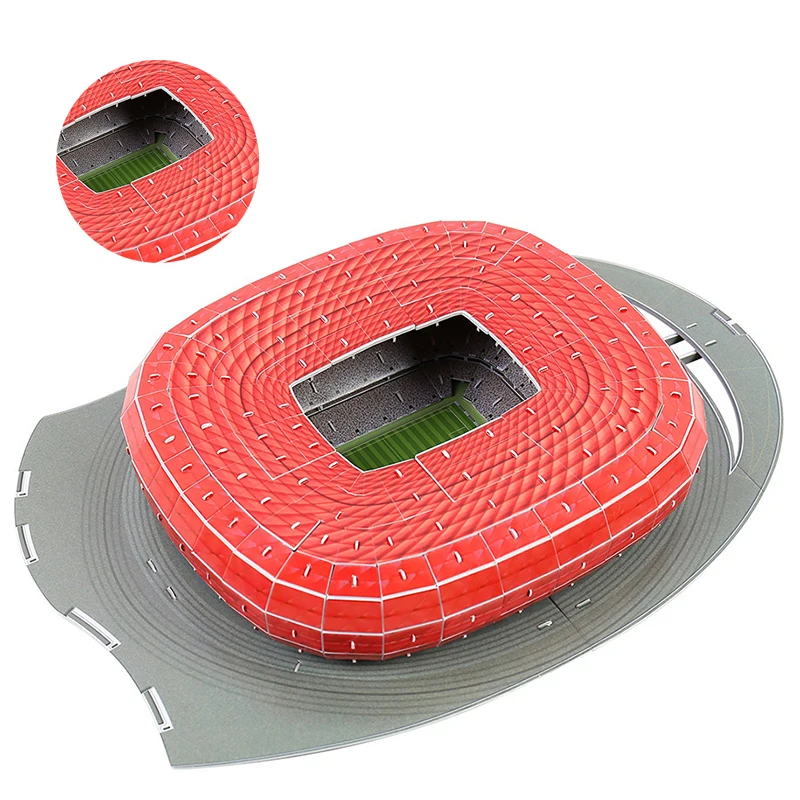 3D головоломка для футбольного поля модель известного Сборная детская сделай сам