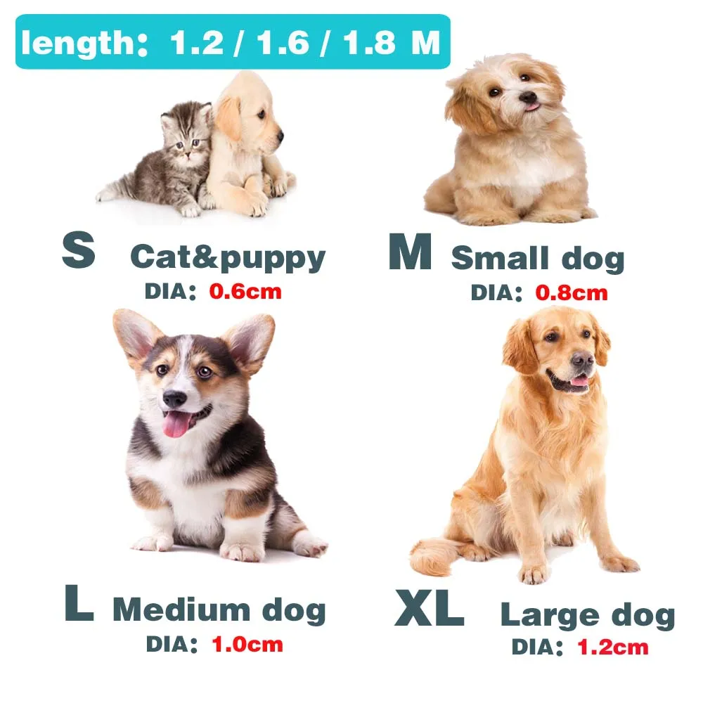 Поводок для собак и кошек длинный поводок прогулок дрессировки маленьких