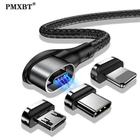 magnetic usb cable 90 degree led cable for iphone 11 pro xs samsung s10 huawei p40 p30 2m magnetic charger micro usb c cord wire