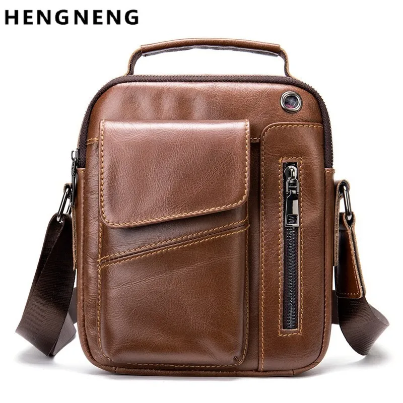 

Винтажная сумка на плечо для мужчин, мужские сумки через плечо в винтажном стиле, вместительные мессенджеры из воловьей кожи, тоут
