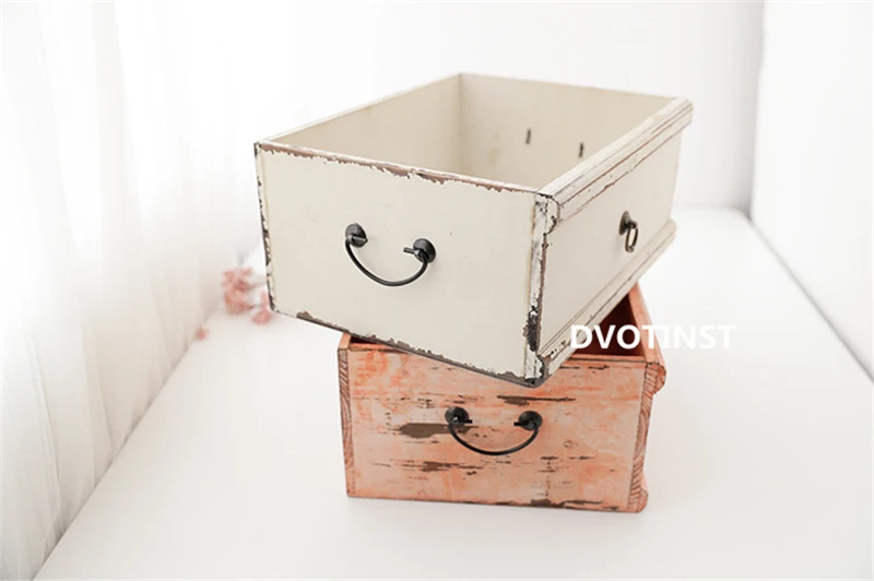 Dvotinst реквизит для фотосъемки новорожденных Для детей деревянный ящик